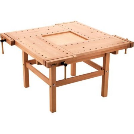 AFFINITY TOOL WORKS 4 School Bench Tops with Beech Trestle SJO-66537K